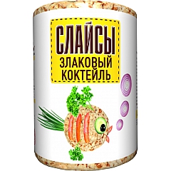 Слайсы-хлебцы Злаковый коктейль Квантсервер, 100 гр.