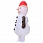 Костюм надувной маскарадный Снеговик Новогодний Рождественский #2