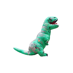 Костюм надувной маскарадный Тирранозавр зеленый динозавр