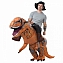 Костюм надувной маскарадный Наездник на тирранозавре (верхом на драконе-динозавре) #2