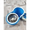 Швабра с отжимом и полосканием Spin Mop Pro 360, синяя, центрифуга металл #4