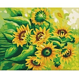 MG136 Подсолнухи - раскраска (Menglei)