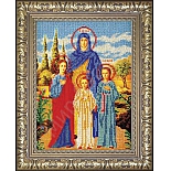 №33 Рамка для иконы Вера,Надежда, Любовь  18,9х25,9 Арт 829-199