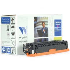 Картридж CB543A Magenta (125A) пурпурный NV Print совместимый для HP CLJ CP1215, CP1515n, CP1518ni, CM1312, nfi