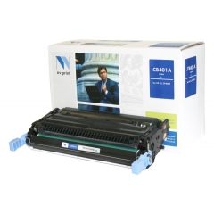 Картридж CB401A Cyan (642A) голубой NV Print совместимый для HP LaserJet Color CP4005/n/dn
