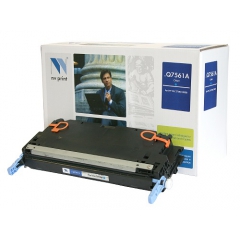 Картридж Q7561A Cyan (314A) голубой NV Print совместимый для HP Color LaserJet CLJ 2700, n, 3000, dn, dtn, n