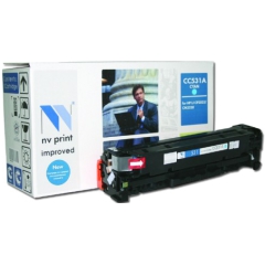 Картридж CC531A Cyan (304A) голубой NV Print совместимый для HP LaserJet Color CP2025/dn/n/MFP-CM2320fx/n