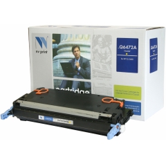 Картридж NV Print Q6472A Yellow совместимый для HP LaserJet Color 3505/x/n/dn/3600/n/dn/3800/n/dn/dnt