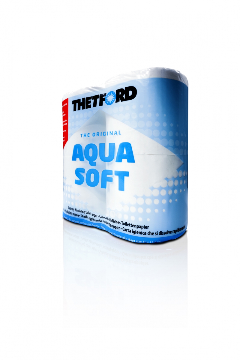 растворимая бумага Thetford Aqua Soft для биотуалетов (4 рул .
