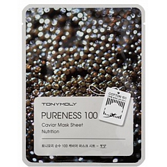 Тканевая маска Tony Moly с экстрактом черной икры Pureness 100 Caviar Mask Sheet Nutrition, 21 мл