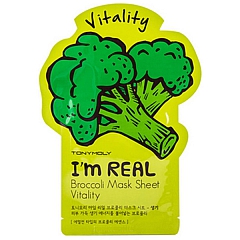 Тканевая маска Tony Moly с экстрактом брокколи I'm Real Broccoli Mask Sheet, 21 мл