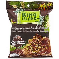 Кокосовые чипсы King Island с шоколадом, 40 гр.