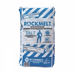 Противогололедный реагент Rockmelt Salt материал, 20 кг