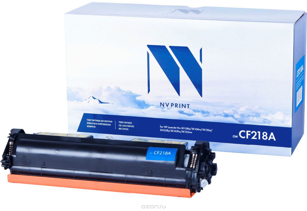 Картридж CF218A Black NV Print совместимый для HP LaserJet Pro M104a/w .