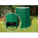 Компостер с крышкой и дном 800 литров, зеленый