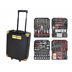 Набор инструментов в чемодане 735 предметов Swiss Tools ST-1073 (KomfortMax)