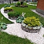 Готовая высокая круглая металл. грядка "Найди", садовое ограждение, цвет Камень, высота 30 см, диаметр 1 м #1
