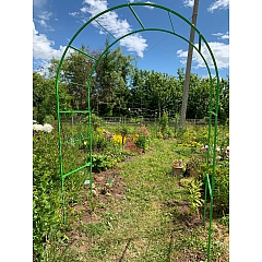 Садовая арка для растений "Найди", опора, цвет зеленый 60х150х250 см