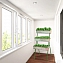 Вертикальный огород "Найди", подставка-держатель, цвет зеленый, 3 кашпо в комплекте, 50х82х150 см #1