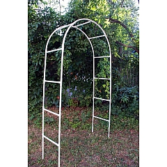 Садовая арка для растений "Найди", опора, цвет белый 60х150х250 см