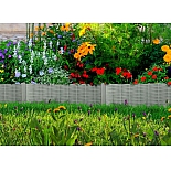 Ограждение садовое Лоза (Мастер Сад) , выс. 18 см, длина 2,3 метра, серый