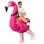 Костюм надувной маскарадный Наездник на Фламинго (Верхом на птице) #3