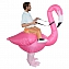 Костюм надувной маскарадный Наездник на Фламинго (Верхом на птице) #1