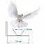 Противоприсадные пластиковые шипы от птиц SITITEK Барьер 2П, длина 30 см, устройство для отпугивания птиц #8