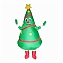 Костюм надувной маскарадный Новогодняя Елка, Рождественское дерево #1