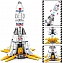 Игровой набор конструктор Sembo Ракета-носитель (Космос), 107032, 444 шт. #1