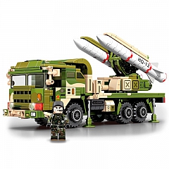Игровой набор конструктор Sembo Зенитный ракетный комплекс ЗРК HQ-12, 105717, 563 шт.
