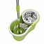 Швабра с отжимом и полосканием Spin Mop Pro 360, зеленая, центрифуга металл #2