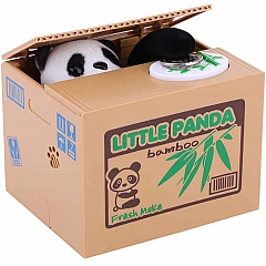 Копилка интерактивная Воришка, в коробке Панда