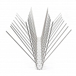 Шипы металлические противоприсадные Просто-Полезно, отпугиватель птиц, 50 см, 40 шипов, 2 ряда