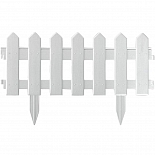 Садовое ограждение Палисадник Мастер Сад 1,9 метра, белый