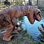 Костюм надувной маскарадный Тирранозавр коричневый динозавр #6