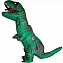 Костюм надувной маскарадный Тирранозавр зеленый динозавр #1