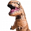 Костюм надувной маскарадный Тирранозавр коричневый динозавр #1