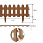 Садовое ограждение Палисадник Мастер Сад 1,9 метра, зеленый #3