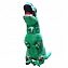 Костюм надувной маскарадный Тирранозавр зеленый динозавр #2