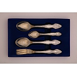 Набор столовый 18 приборов Павловский завод им. Кирова М-3 НТП ХР Тройка