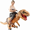 Костюм надувной маскарадный Наездник на тирранозавре (верхом на драконе-динозавре) #1