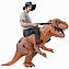 Костюм надувной маскарадный Наездник на тирранозавре (верхом на драконе-динозавре) #3