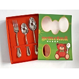 Детский столовый набор 3 прибора М-23 ЛНТП Павловский завод им. Кирова