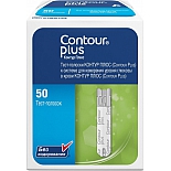 Тест-полоски Контур Плюс для глюкометра 50 шт