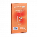 Тест-полоски Сателлит Плюс ПКГЭ-02.4 для глюкометра Элта 50 шт