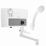 Водонагреватель проточный электрический совмещенный ATMOR Concept Combi 3,5 кВт, душ + кран