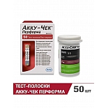 Тест-полоски Акку-Чек Перформа для глюкометра 50 шт