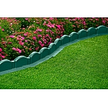 Бордюр Волна Мастер Сад садовое ограждение, выс. 90 мм, длина 3,2 метра, зеленый