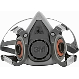 3M Респиратор профессиональный многоразовый 6200 M, FFP3, 1 шт